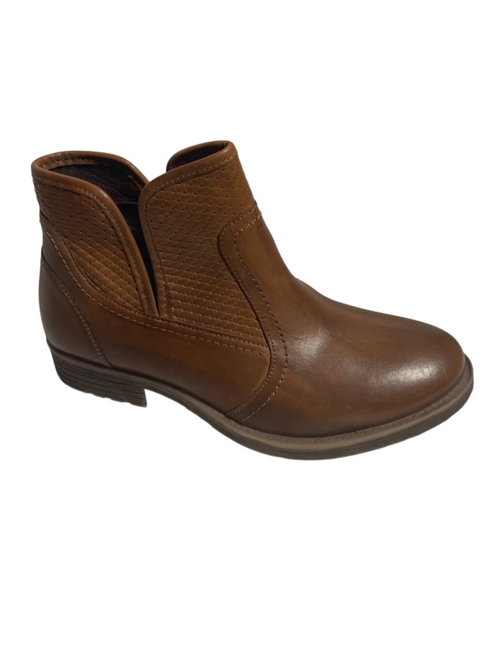 Roan by Bed Stu Gossip Bootie Womens 8 Brown Leather Boho Western Rustic Casual
